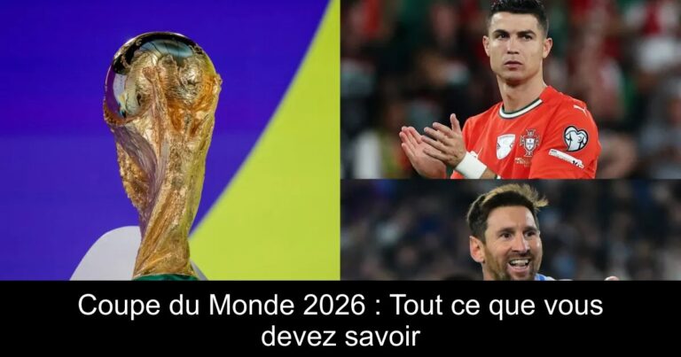 Coupe du Monde 2026 : Tout ce que vous devez savoir