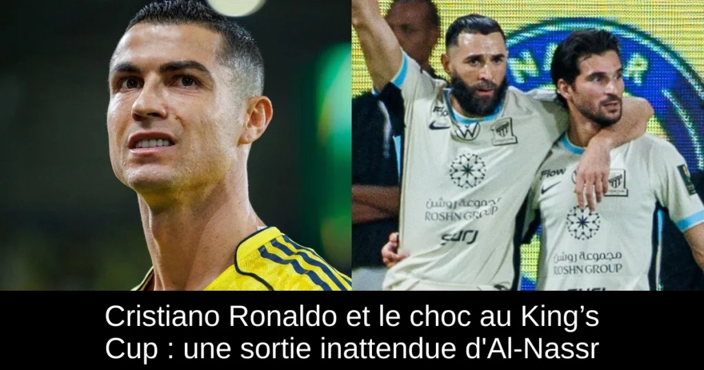 Cristiano Ronaldo et le choc au King’s Cup : une sortie inattendue d'Al-Nassr