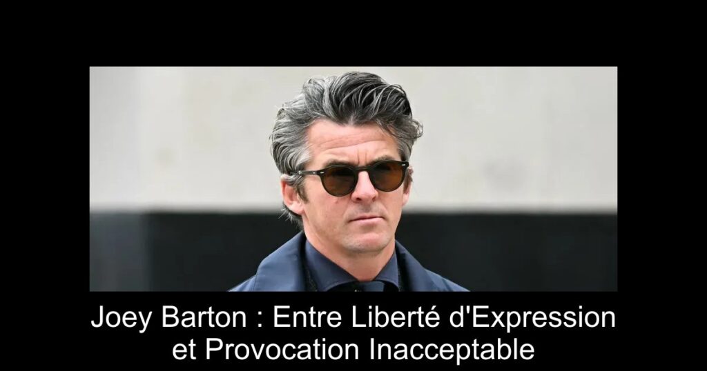 Joey Barton : Entre Liberté d&rsquo;Expression et Provocation Inacceptable