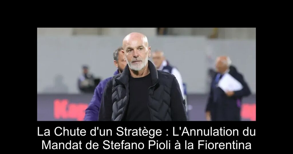 La Chute d'un Stratège : L'Annulation du Mandat de Stefano Pioli à la Fiorentina