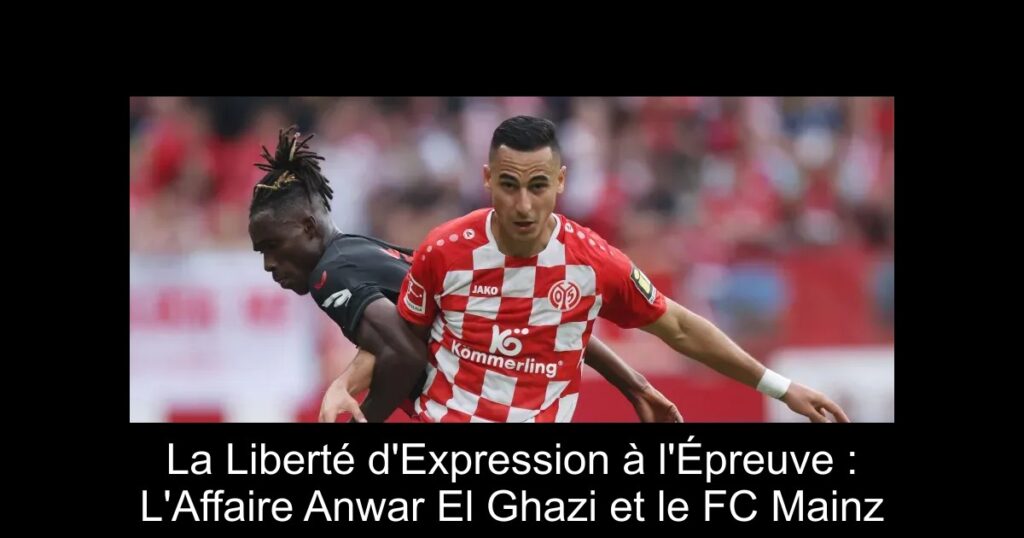 La Liberté d'Expression à l'Épreuve : L'Affaire Anwar El Ghazi et le FC Mainz