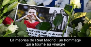 La méprise de Real Madrid : un hommage qui a tourné au vinaigre