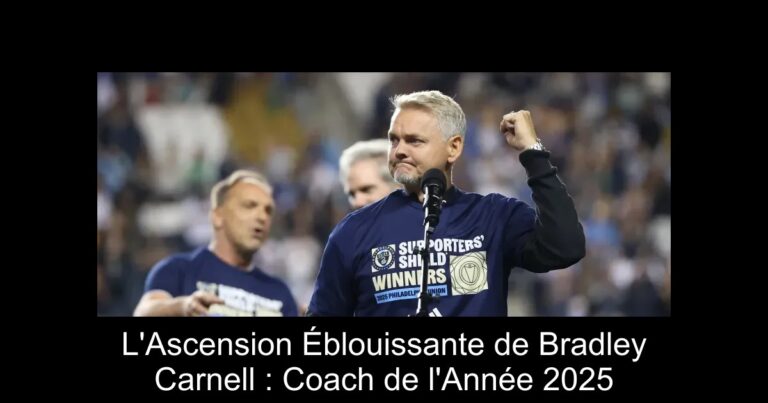 L'Ascension Éblouissante de Bradley Carnell : Coach de l'Année 2025