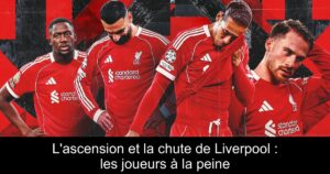 L'ascension et la chute de Liverpool : les joueurs à la peine