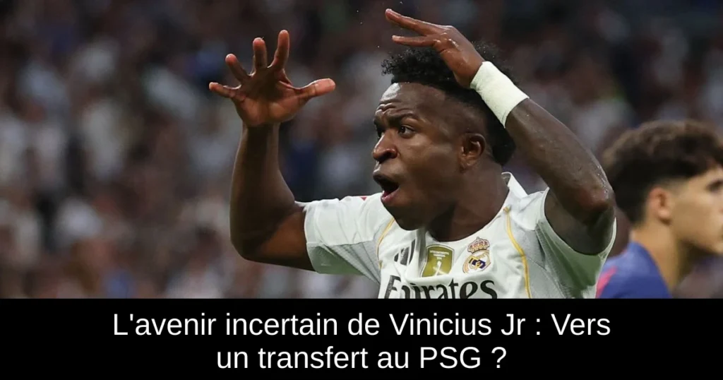 L'avenir incertain de Vinicius Jr : Vers un transfert au PSG ?