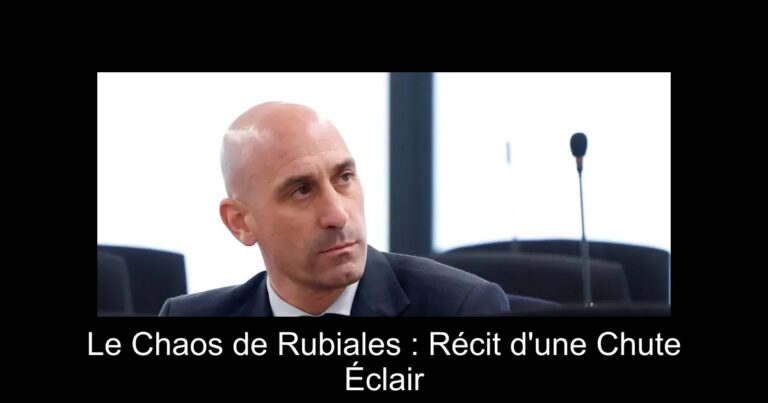 Le Chaos de Rubiales : Récit d'une Chute Éclair