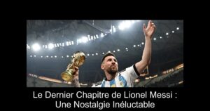 Le Dernier Chapitre de Lionel Messi : Une Nostalgie Inéluctable