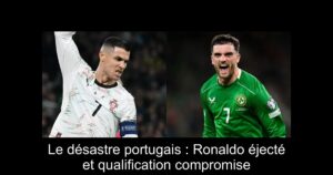 Le désastre portugais : Ronaldo éjecté et qualification compromise
