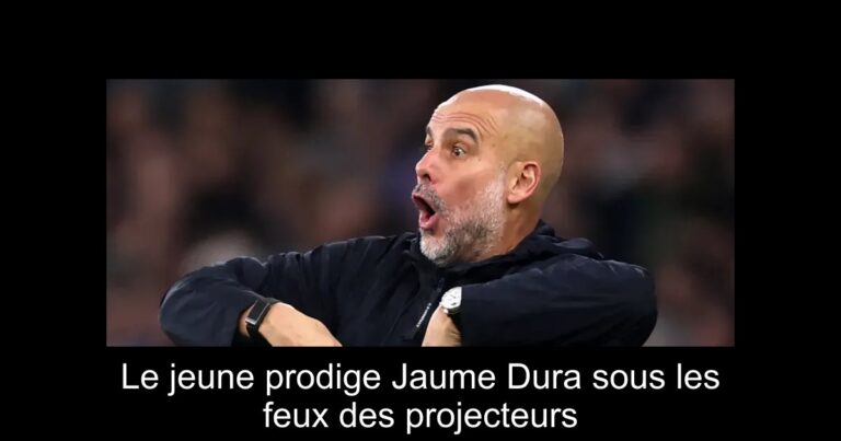 Le jeune prodige Jaume Dura sous les feux des projecteurs