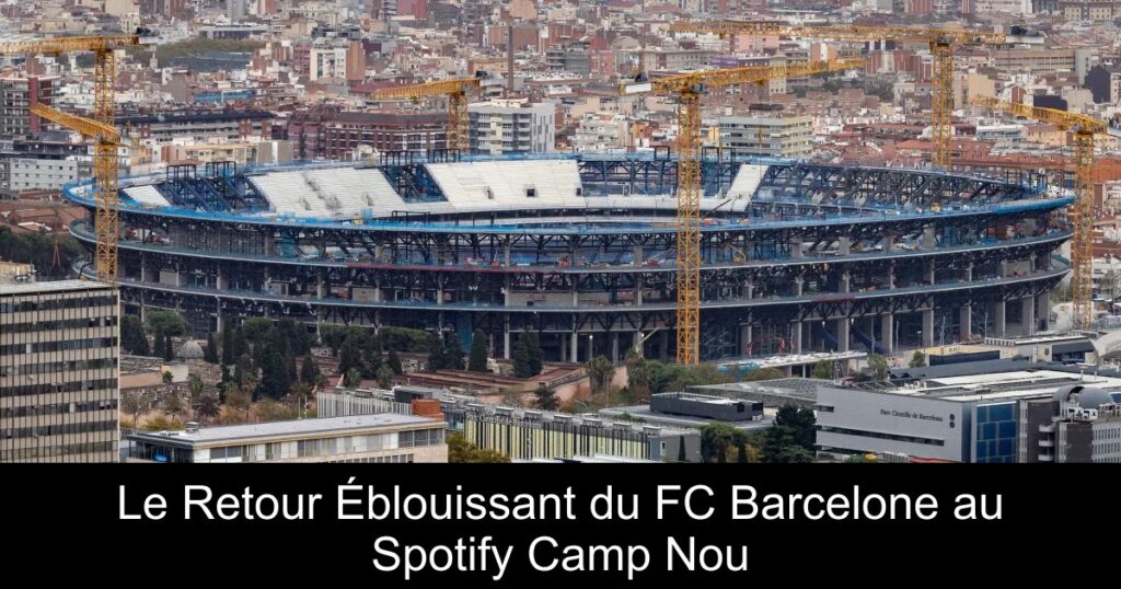 Le Retour Éblouissant du FC Barcelone au Spotify Camp Nou