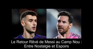 Le Retour Rêvé de Messi au Camp Nou : Entre Nostalgie et Espoirs