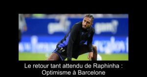 Le retour tant attendu de Raphinha : Optimisme à Barcelone