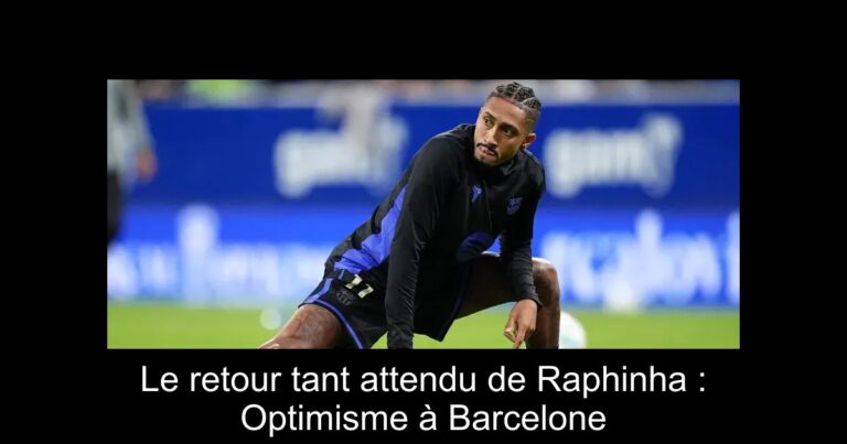 Le retour tant attendu de Raphinha : Optimisme à Barcelone