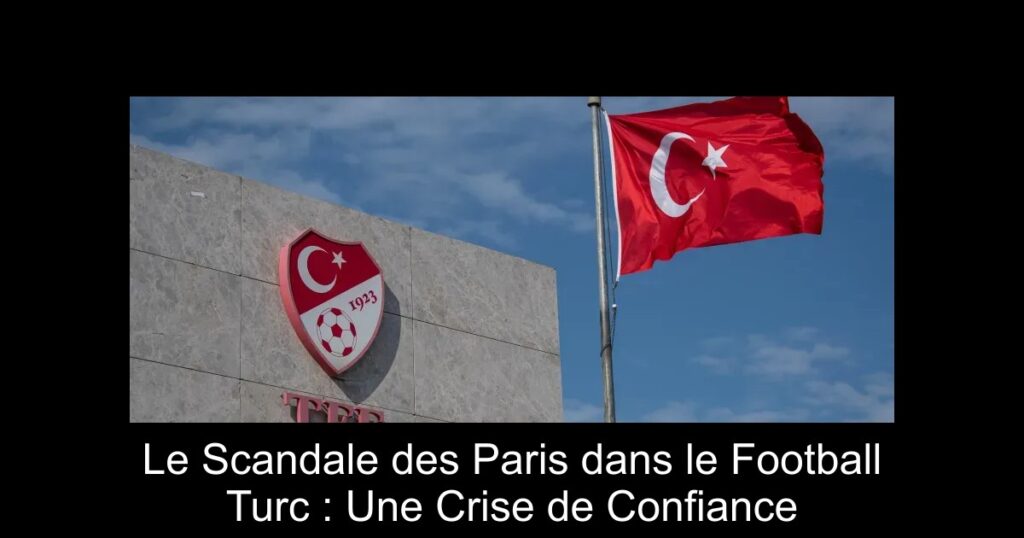 Le Scandale des Paris dans le Football Turc : Une Crise de Confiance