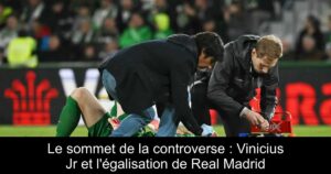 Le sommet de la controverse : Vinicius Jr et l'égalisation de Real Madrid