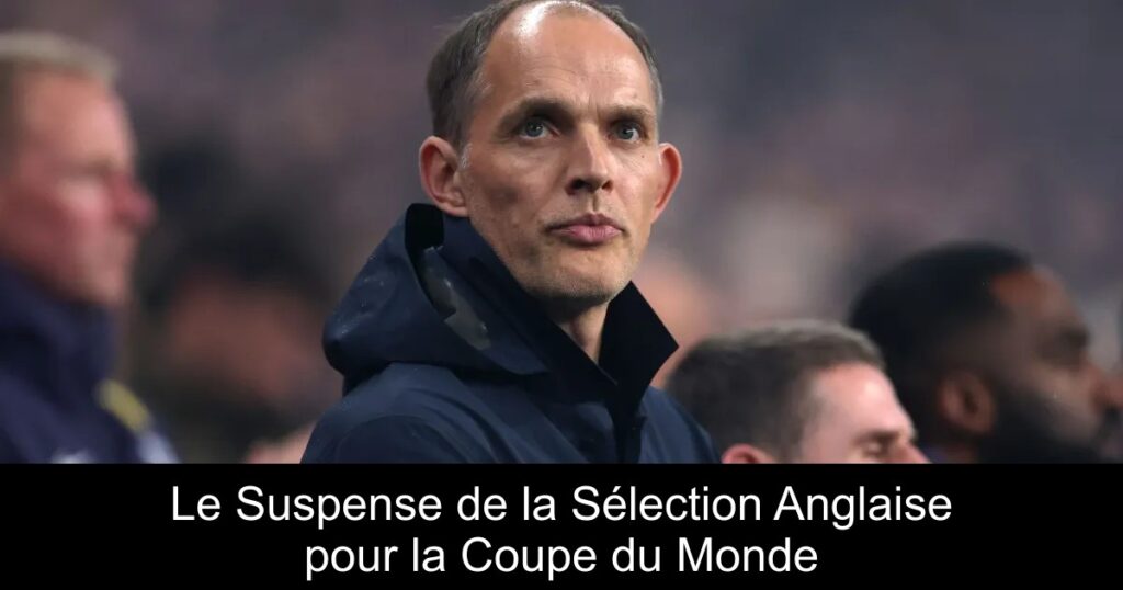 Le Suspense de la Sélection Anglaise pour la Coupe du Monde