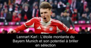 Lennart Karl : L'étoile montante du Bayern Munich et son potentiel à briller en sélection