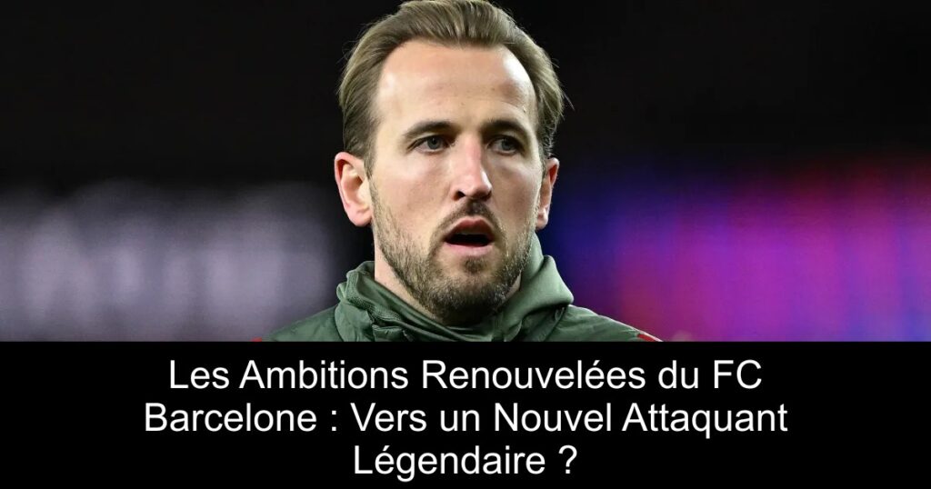 Les Ambitions Renouvelées du FC Barcelone : Vers un Nouvel Attaquant Légendaire ?