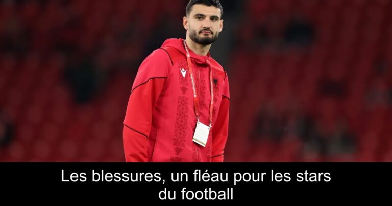 Les blessures, un fléau pour les stars du football