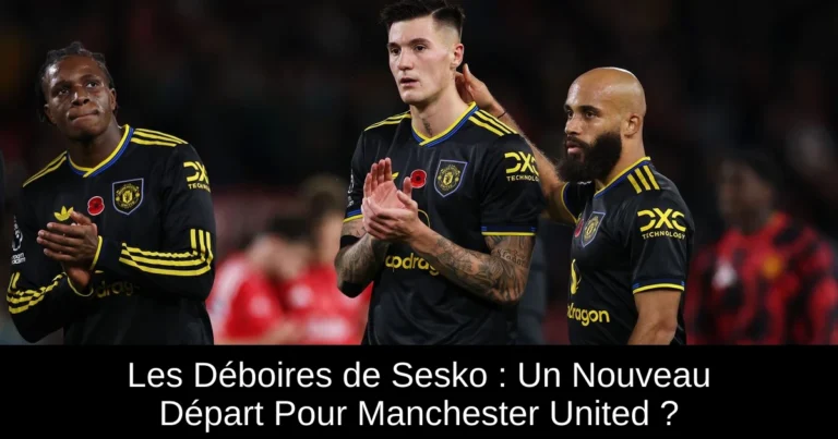 Les Déboires de Sesko : Un Nouveau Départ Pour Manchester United ?