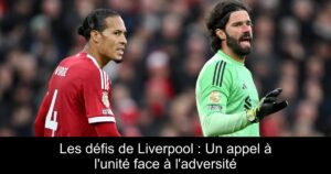 Les défis de Liverpool : Un appel à l&rsquo;unité face à l&rsquo;adversité