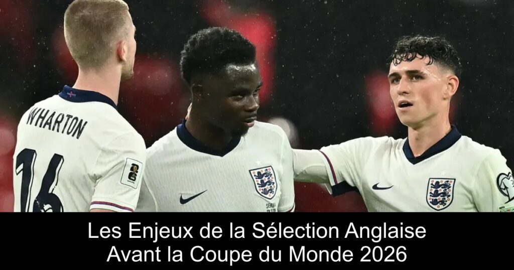 Les Enjeux de la Sélection Anglaise Avant la Coupe du Monde 2026