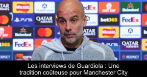 Les interviews de Guardiola : Une tradition coûteuse pour Manchester City
