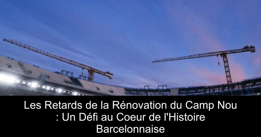 Les Retards de la Rénovation du Camp Nou : Un Défi au Coeur de l&rsquo;Histoire Barcelonnaise