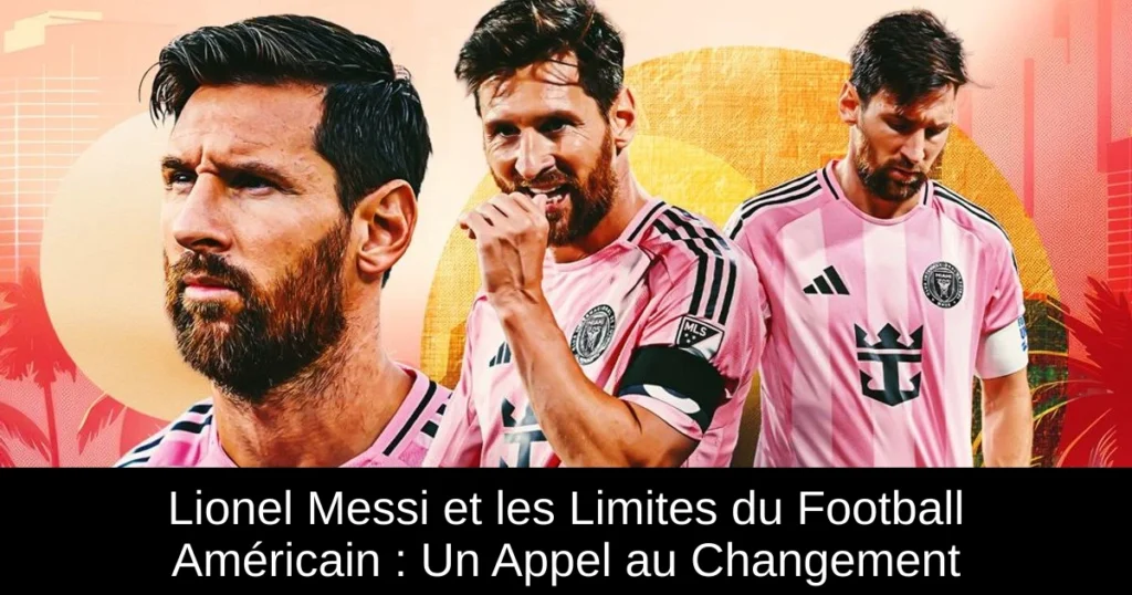 Lionel Messi et les Limites du Football Américain : Un Appel au Changement