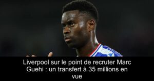 Liverpool sur le point de recruter Marc Guehi : un transfert à 35 millions en vue