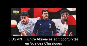 L&rsquo;USMNT : Entre Absences et Opportunités en Vue des Classiques