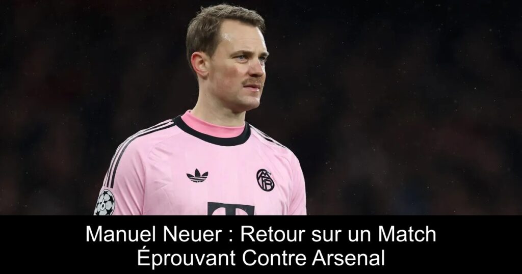Manuel Neuer : Retour sur un Match Éprouvant Contre Arsenal