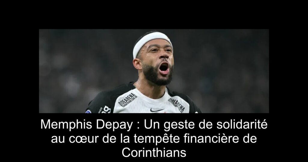 Memphis Depay : Un geste de solidarité au cœur de la tempête financière de Corinthians