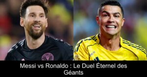Messi vs Ronaldo : Le Duel Éternel des Géants