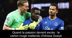 Quand la passion devient excès : le carton rouge inattendu d&rsquo;Idrissa Gueye