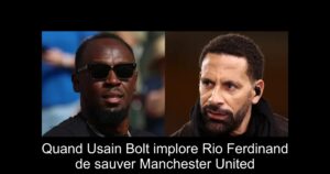Quand Usain Bolt implore Rio Ferdinand de sauver Manchester United