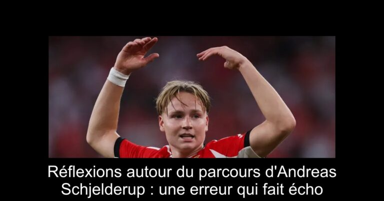 Réflexions autour du parcours d'Andreas Schjelderup : une erreur qui fait écho