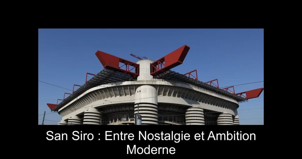 San Siro : Entre Nostalgie et Ambition Moderne