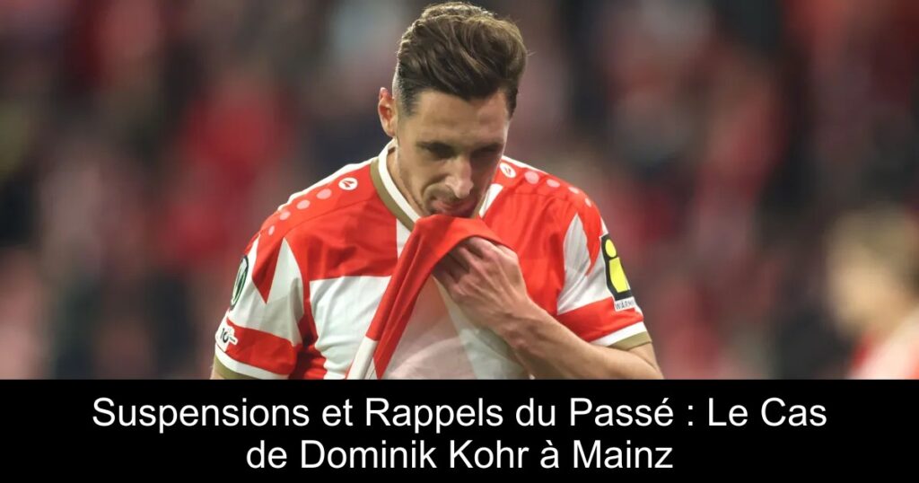 Suspensions et Rappels du Passé : Le Cas de Dominik Kohr à Mainz