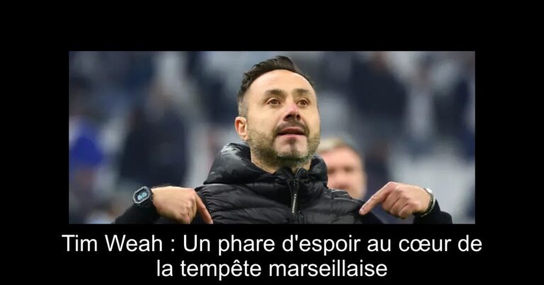 Tim Weah : Un phare d'espoir au cœur de la tempête marseillaise