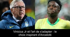 Vinicius Jr et l'art de s'adapter : le choix inspirant d'Ancelotti