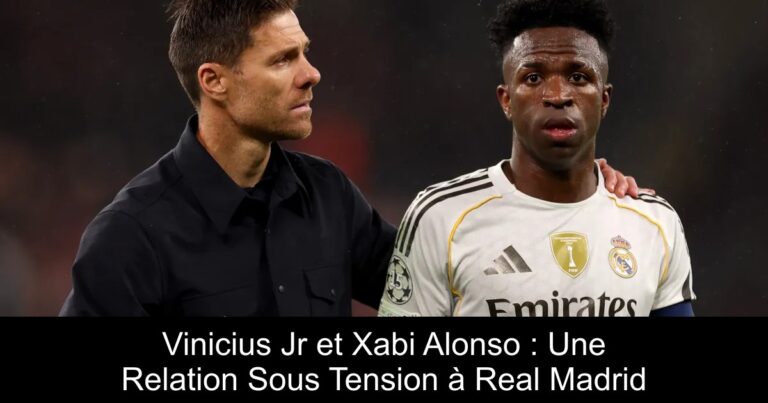 Vinicius Jr et Xabi Alonso : Une Relation Sous Tension à Real Madrid