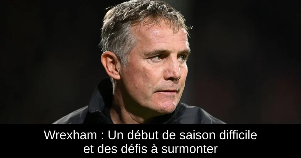 Wrexham : Un début de saison difficile et des défis à surmonter