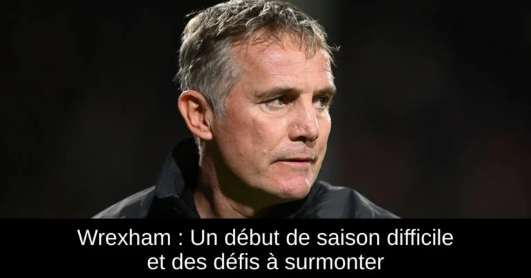 Wrexham : Un début de saison difficile et des défis à surmonter
