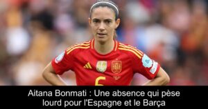 Aitana Bonmati : Une absence qui pèse lourd pour l'Espagne et le Barça