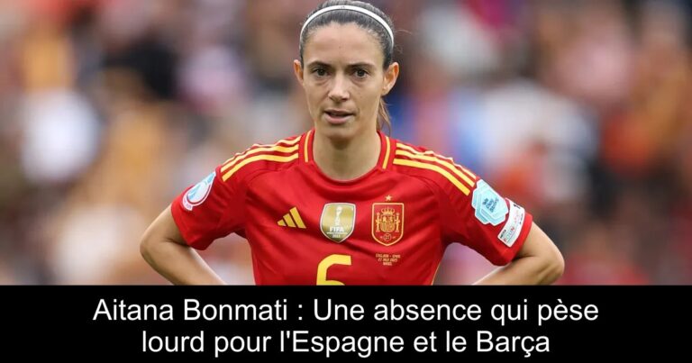 Aitana Bonmati : Une absence qui pèse lourd pour l'Espagne et le Barça