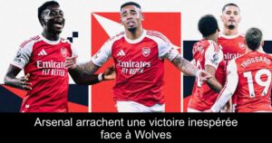 Arsenal arrachent une victoire inespérée face à Wolves
