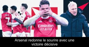 Arsenal redonne le sourire avec une victoire décisive