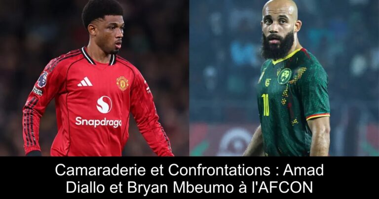 Camaraderie et Confrontations : Amad Diallo et Bryan Mbeumo à l'AFCON
