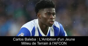 Carlos Baleba : L&rsquo;Ambition d&rsquo;un Jeune Milieu de Terrain à l&rsquo;AFCON